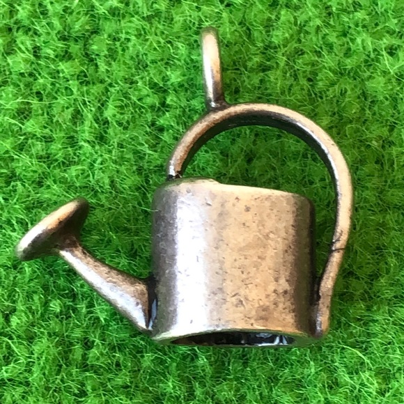 Vintage sterling silver watering can charm pendant - Picture 3 of 4